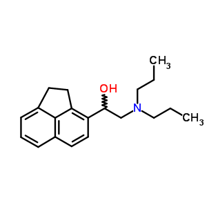 3-Acenaphthylenemethanol,a-[(dipropylamino)methyl]-1,2-dihydro- Structure,5430-66-0Structure