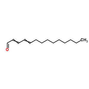 2,4-Tetradecadienal Structure,54306-03-5Structure