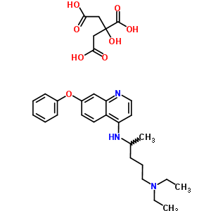 N,n-diethyl-n-(7-phenoxyquinolin-4-yl)pentane-1,4-diamine Structure,5431-05-0Structure