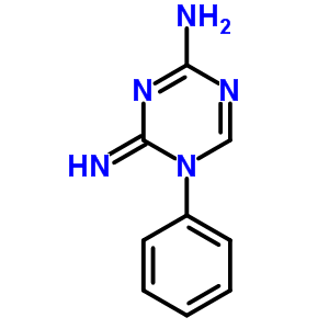 4-Imino-5-phenyl-1,3,5-triazin-2-amine Structure,5431-21-0Structure