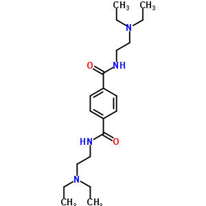 N,n-bis(2-diethylaminoethyl)benzene-1,4-dicarboxamide Structure,5431-47-0Structure