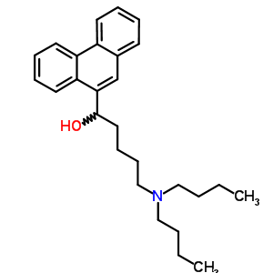 5-(Dibutylamino)-1-phenanthren-9-yl-pentan-1-ol Structure,5431-50-5Structure