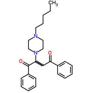 2-(4-Pentylpiperazin-1-yl)-1,4-diphenyl-butane-1,4-dione Structure,5431-77-6Structure