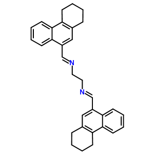 1,2-Ethanediamine,n1,n2-bis[(1,2,3,4-tetrahydro-9-phenanthrenyl)methylene]- Structure,5431-86-7Structure