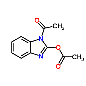 Ethanone,1-[2-(acetyloxy)-1h-benzimidazol-1-yl]- Structure,5432-72-4Structure