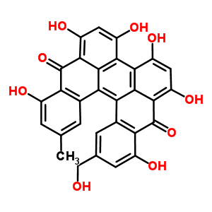 Protopseudohypericin Structure,54328-09-5Structure