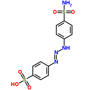 4-[(4-Sulfamoylphenyl)amino]diazenylbenzenesulfonic acid Structure,5433-45-4Structure