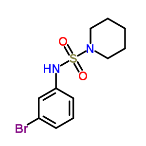 N-(3-bromophenyl)piperidine-1-sulfonamide Structure,5433-46-5Structure