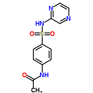 N-[4-(pyrazin-2-ylsulfamoyl)phenyl]acetamide Structure,5433-91-0Structure