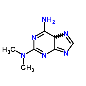 6-Amino-2-(dimethylamino)purine Structure,5434-23-1Structure