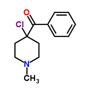 (4-Chloro-1-methyl-4-piperidyl)-phenyl-methanone Structure,5435-17-6Structure