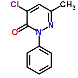 4-Chloro-6-methyl-2-phenyl-pyridazin-3-one Structure,5435-35-8Structure