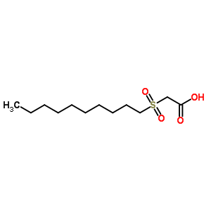 2-Decylsulfonylacetic acid Structure,5435-83-6Structure