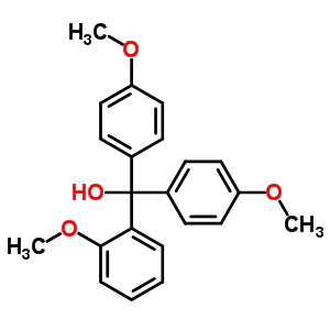 Benzenemethanol,2-methoxy-a,a-bis(4-methoxyphenyl)- Structure,5436-09-9Structure