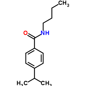 Benzamide,n-butyl-4-(1-methylethyl)- Structure,5436-68-0Structure