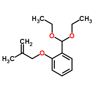 Benzene,1-(diethoxymethyl)-2-[(2-methyl-2-propen-1-yl)oxy]- Structure,5436-69-1Structure