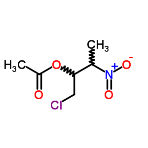 2-Butanol,1-chloro-3-nitro-, 2-acetate Structure,5437-70-7Structure