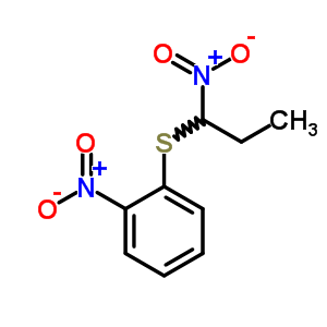 1-Nitro-2-(1-nitropropylsulfanyl)benzene Structure,5437-72-9Structure