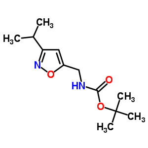 5-N-(boc)-aminomethyl-3-isopropylisoxazole Structure,543713-09-3Structure