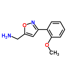 {[3-(2-Methoxyphenyl)isoxazol-5-yl]methyl}amine hydrochloride Structure,543713-31-1Structure