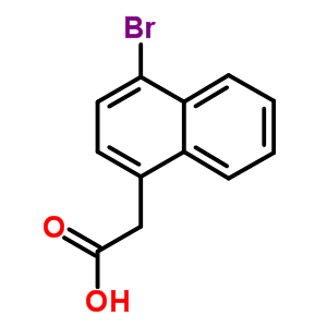 4-Bromo-1-naphthaleneacetic acid Structure,5438-74-4Structure