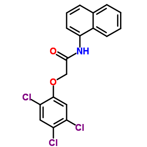 Acetamide, n-1-naphthalenyl-2-(2,4,5-trichlorophenoxy)- Structure,5438-88-0Structure