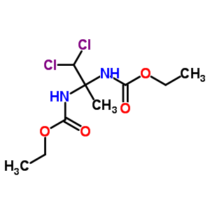 Ethyl n-[1,1-dichloro-2-(ethoxycarbonylamino)propan-2-yl]carbamate Structure,5439-33-8Structure