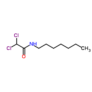 Acetamide,2,2-dichloro-n-heptyl- Structure,5439-34-9Structure