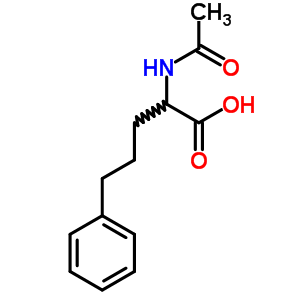 2-Acetamido-5-phenyl-pentanoic acid Structure,5440-44-8Structure