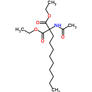 Diethyl 2-acetamido-2-nonyl-propanedioate Structure,5440-56-2Structure