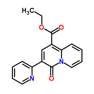 Ethyl 4-oxo-3-pyridin-2-yl-quinolizine-1-carboxylate Structure,54401-82-0Structure