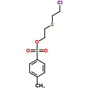 Ethanol,2-[(2-chloroethyl)thio]-,1-(4-methylbenzenesulfonate) Structure,5441-66-7Structure