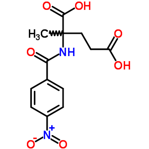 Glutamic acid,2-methyl-n-(4-nitrobenzoyl)- Structure,5442-45-5Structure