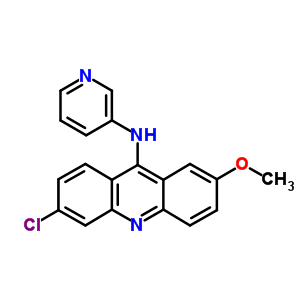 6-Chloro-2-methoxy-n-pyridin-3-yl-acridin-9-amine Structure,5442-47-7Structure