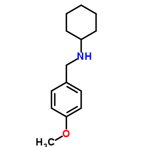 Benzenemethanamine,n-cyclohexyl-4-methoxy-, hydrochloride (1:1) Structure,5442-64-8Structure