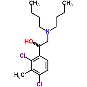 2-(Dibutylamino)-1-(2,4-dichloro-3-methyl-phenyl)ethanol Structure,5442-66-0Structure