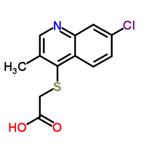 Acetic acid,2-[(7-chloro-3-methyl-4-quinolinyl)thio]- Structure,5443-01-6Structure