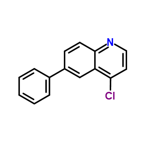 4-Chloro-6-phenyl-quinoline Structure,5443-23-2Structure