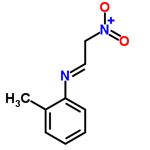 Benzenamine,2-methyl-n-(2-nitroethylidene)- Structure,5443-74-3Structure