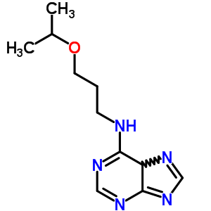 9H-purin-6-amine,n-[3-(1-methylethoxy)propyl]- Structure,5444-52-0Structure