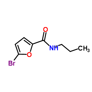 5-Bromo-n-propyl-2-furamide Structure,544442-03-7Structure