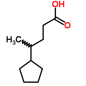 4-Cyclopentylpentanoic acid Structure,5445-47-6Structure