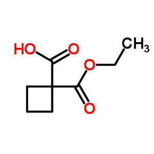 Cyclobutane-1,1-dicarboxylic acid ethyl ester Structure,54450-84-9Structure