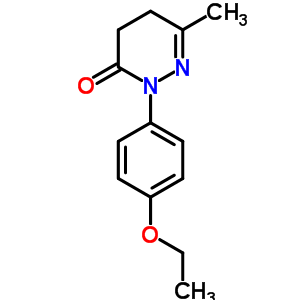 2-(4-Ethoxyphenyl)-6-methyl-4,5-dihydropyridazin-3-one Structure,5446-11-7Structure