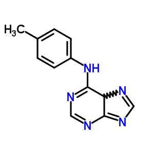 N-(4-methylphenyl)-5h-purin-6-amine Structure,5446-36-6Structure