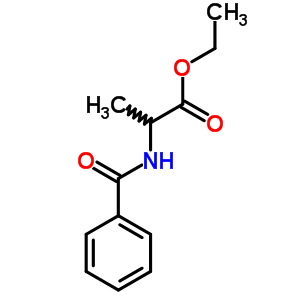 Benzoyl-dl-a-alanine ethyl ester Structure,5446-46-8Structure