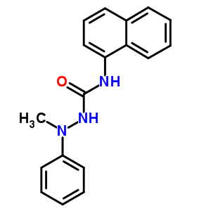 Hydrazinecarboxamide,2-methyl-n-1-naphthalenyl-2-phenyl- Structure,5446-52-6Structure