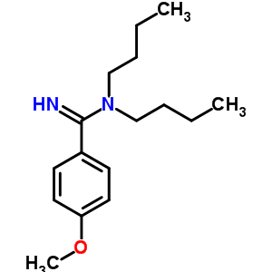 Benzenecarboximidamide,n,n-dibutyl-4-methoxy-, hydrochloride (1:1) Structure,5447-48-3Structure