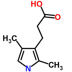 2,4-Dimethyl-3-Pyrrolepropionic Acid Structure,54474-50-9Structure