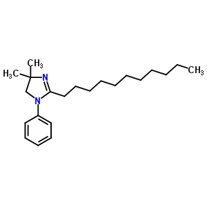 2-Imidazoline, 4,4-dimethyl-1-phenyl-2-undecyl- Structure,5448-27-1Structure